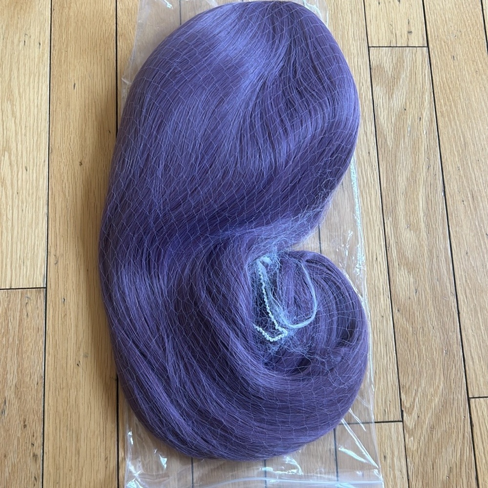 💫 22”  PURPLE BODY WAVY LACE FRONT WIG *NEW*